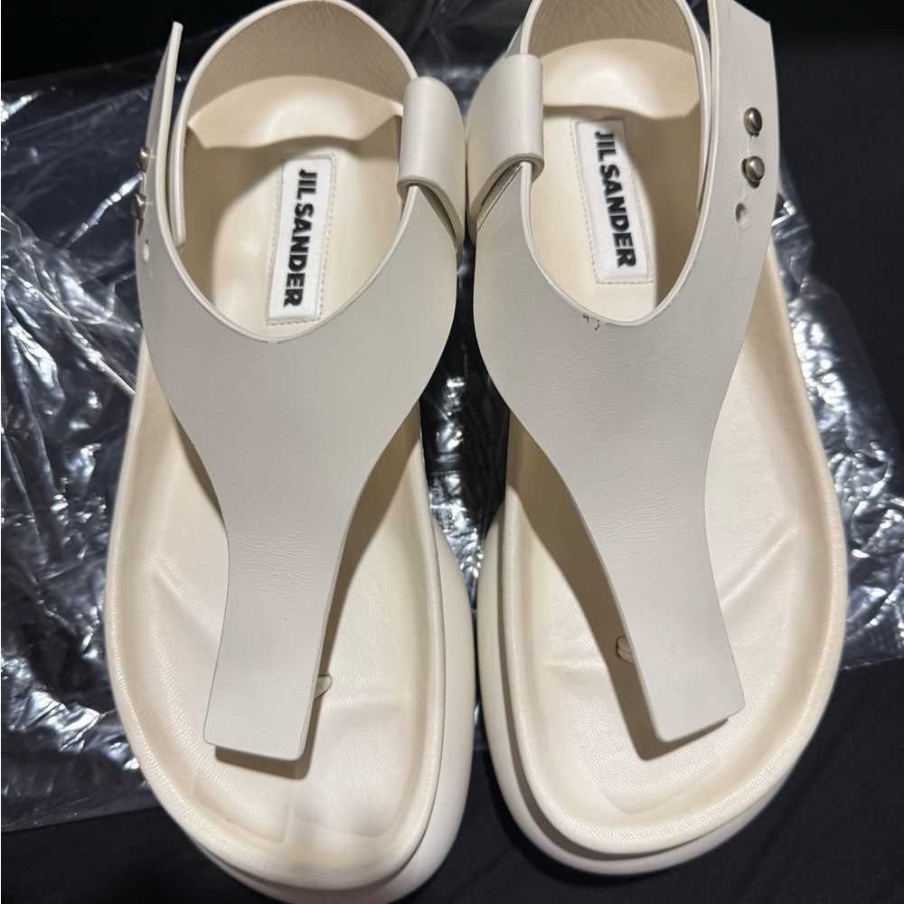 Jil Sander Women's Off-White Sandals